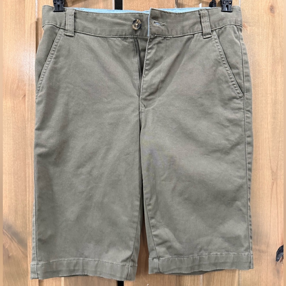 Tommy Hilfiger Khaki Flat Front Shorts